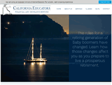Tablet Screenshot of caeducators.com